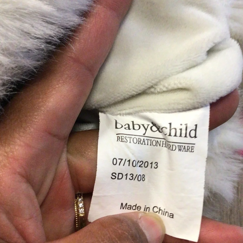 Restoration Hardware soft faux